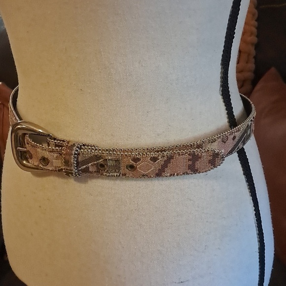 Vintage Multicolor Belt Designer Paul Harris Size M/L main image 4